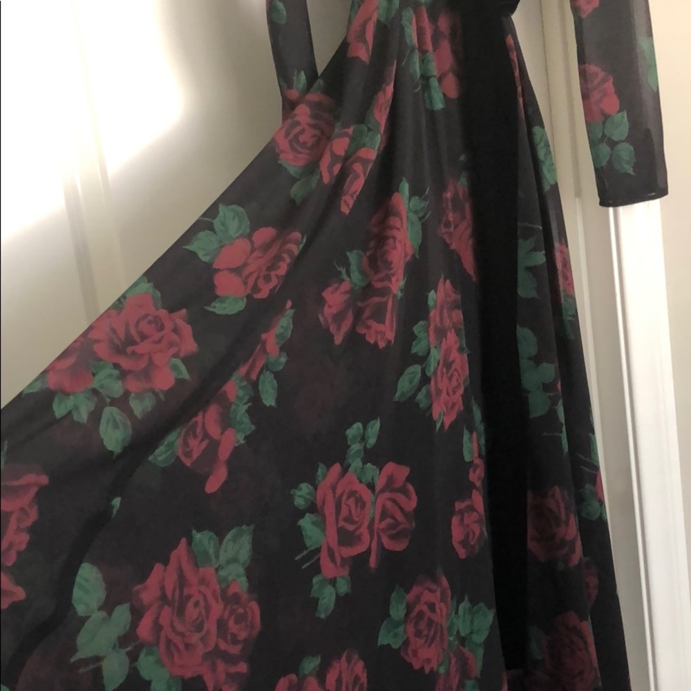 Hobbs London Tea Length Floral Dress